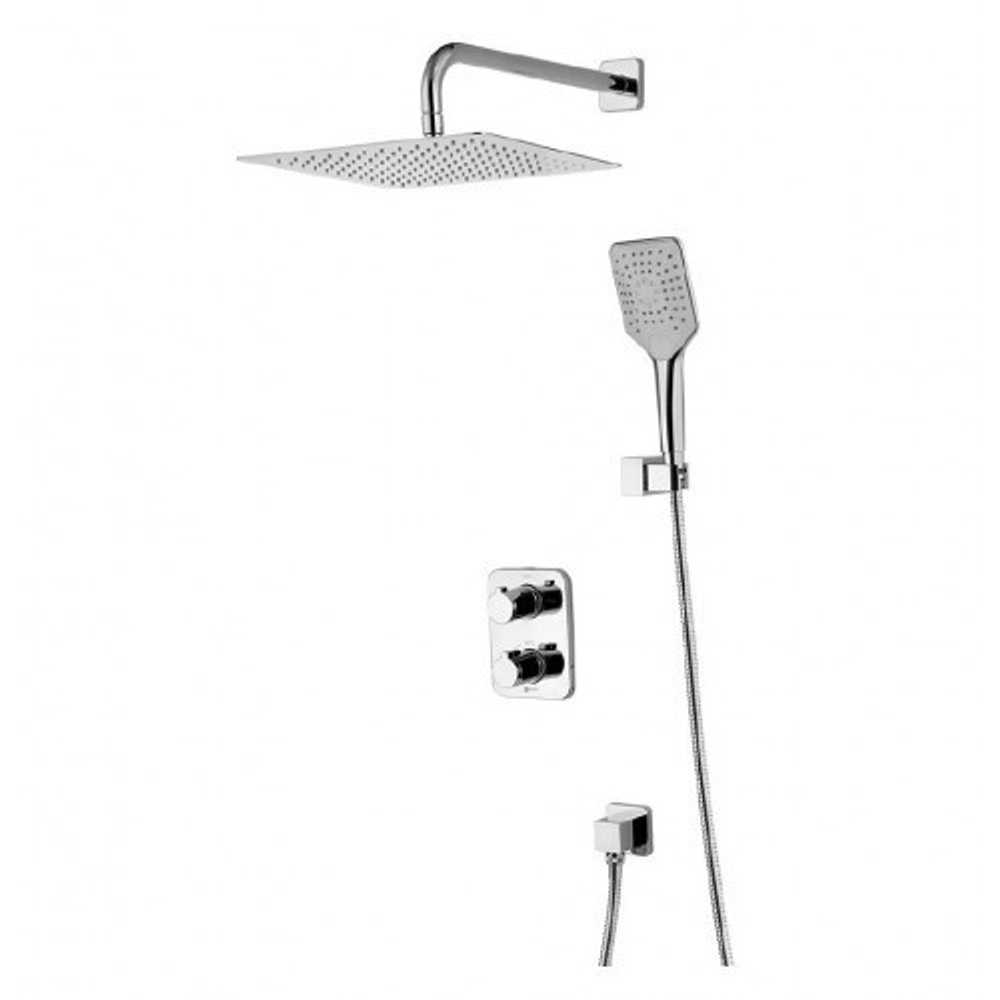 Смеситель термостатический для душа, встраиваемый Lemark Yeti - LM7849С