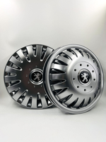 Колпаки на колеса гибкие с эмблемой R15 4шт