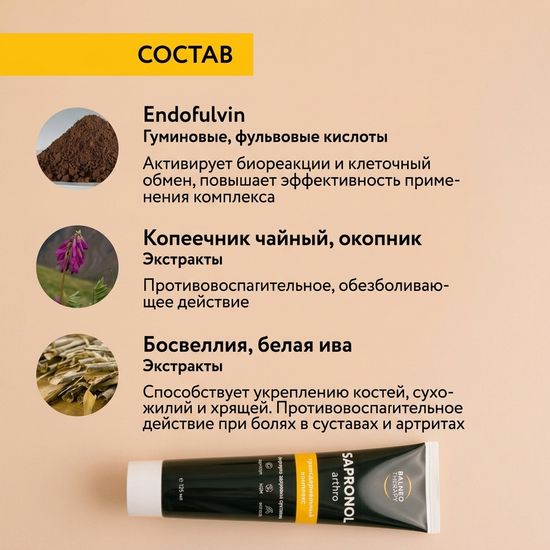 Трансдермальный комплекс Сапронол Артро (Sapronol Arthro)