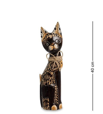 Decor and Gift 99-318 Статуэтка «Кошка» 40 см (албезия, о.Бали)