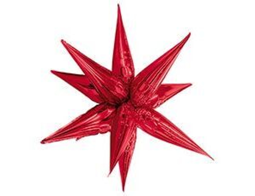Р 3D ЗВЕЗДА 26" Составная Красный