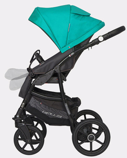 Детская коляска Riko Basic Bella 2 в 1 03 серый-малахит