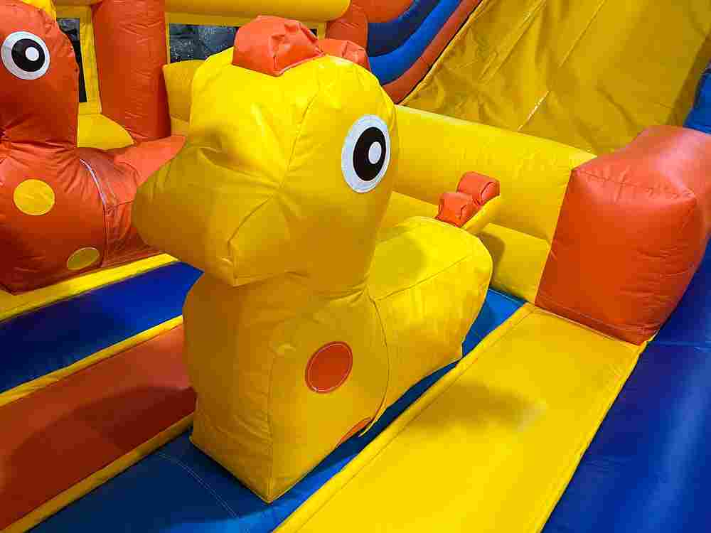 Надувной батут-горка "Супер-волна ST" 12*5*8 м