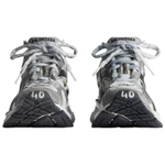 Balenciaga Runner Sneakers "Grey White Black Nylon And Suede Like Fabric"