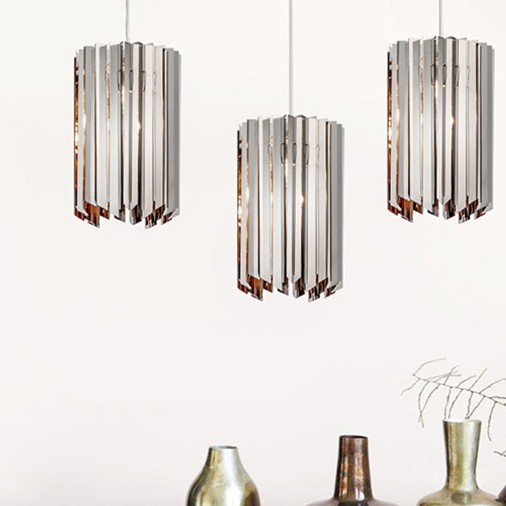 Подвесной светильник Cloyd AREOPAG P1 / Ø17 см - хром (арт.10263)