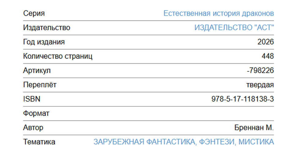 Естественная история драконов