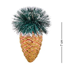 Элита НФШ-1223/1 Набор ел.украшений Шар 4шт «Шишки» золотой