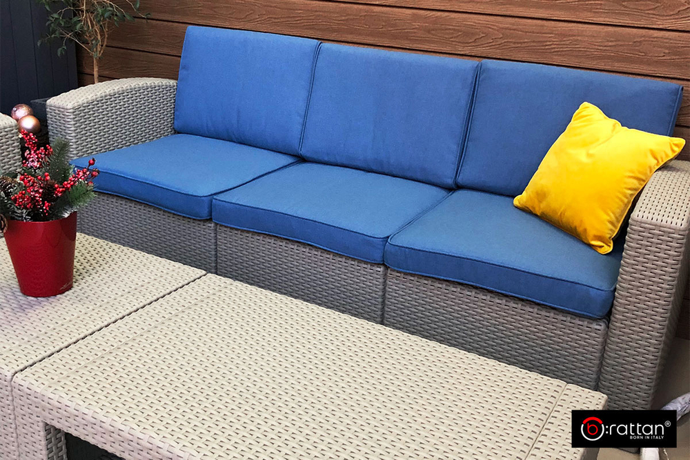 Комплект мебели Rattan Premium 5, СЕРЫЙ