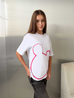 Футболка для девочки маус