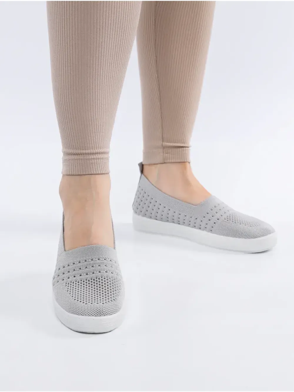 Мокасины летние текстильные