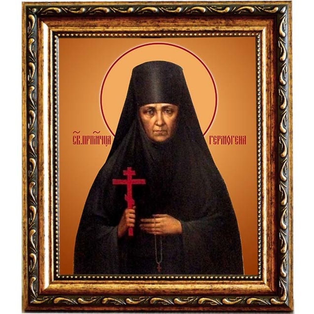 Гермогена Кадомцева, преподобномученица, монахиня. Икона на холсте.