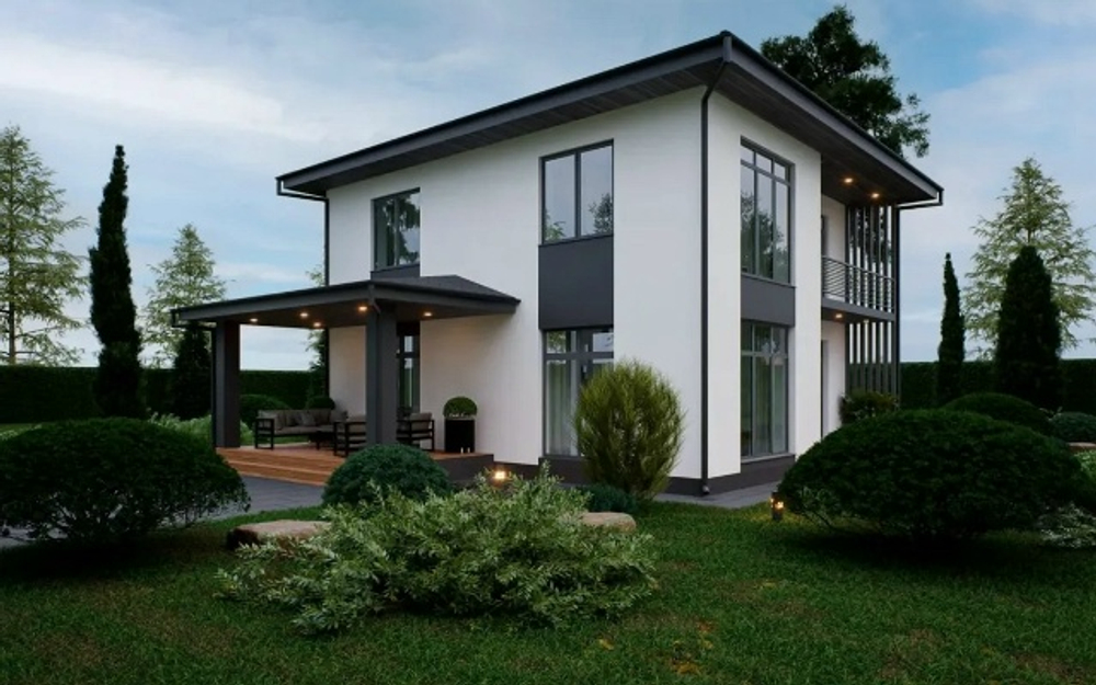 Проект Дома 103 кв. м двухэтажный К-51