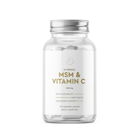 PROBIOLAB MSM & Vitamin C 120 caps "МСМ и Витамин С 120 капс"