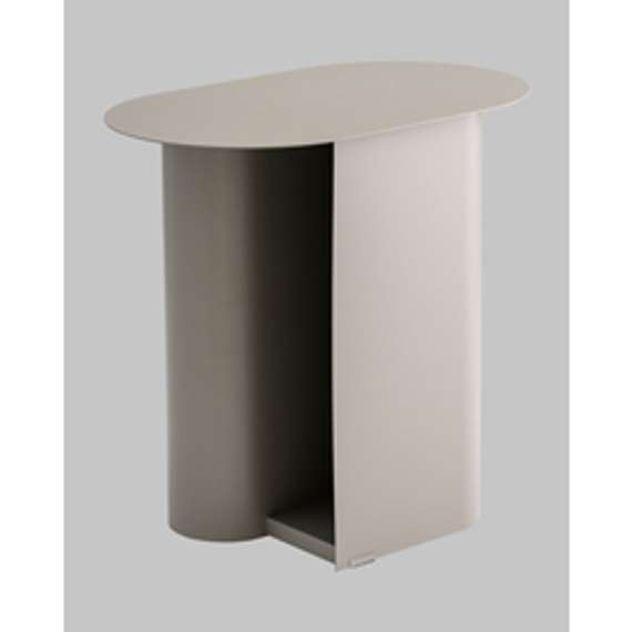 Журнальный столик Yvaine металл темно-серый