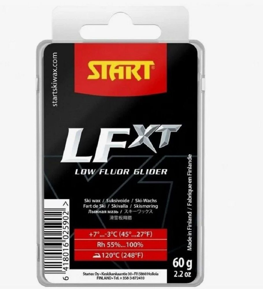 Мазь скольжения START LFXT, (+7-3 C), Red, 60 g