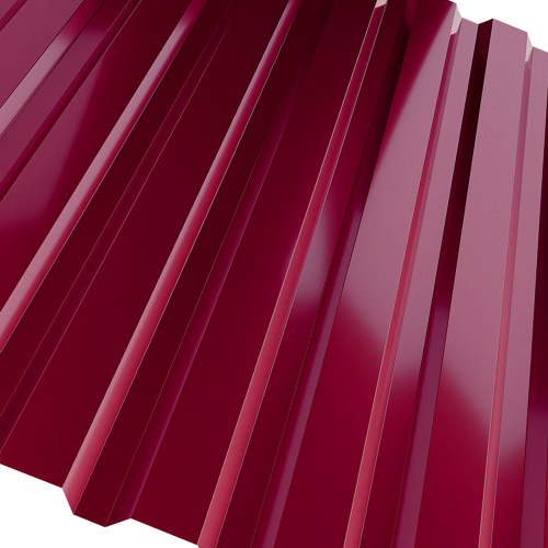 Профнастил С20 0,45мм 1150мм RAL3005 Красное Вино (пог.м)