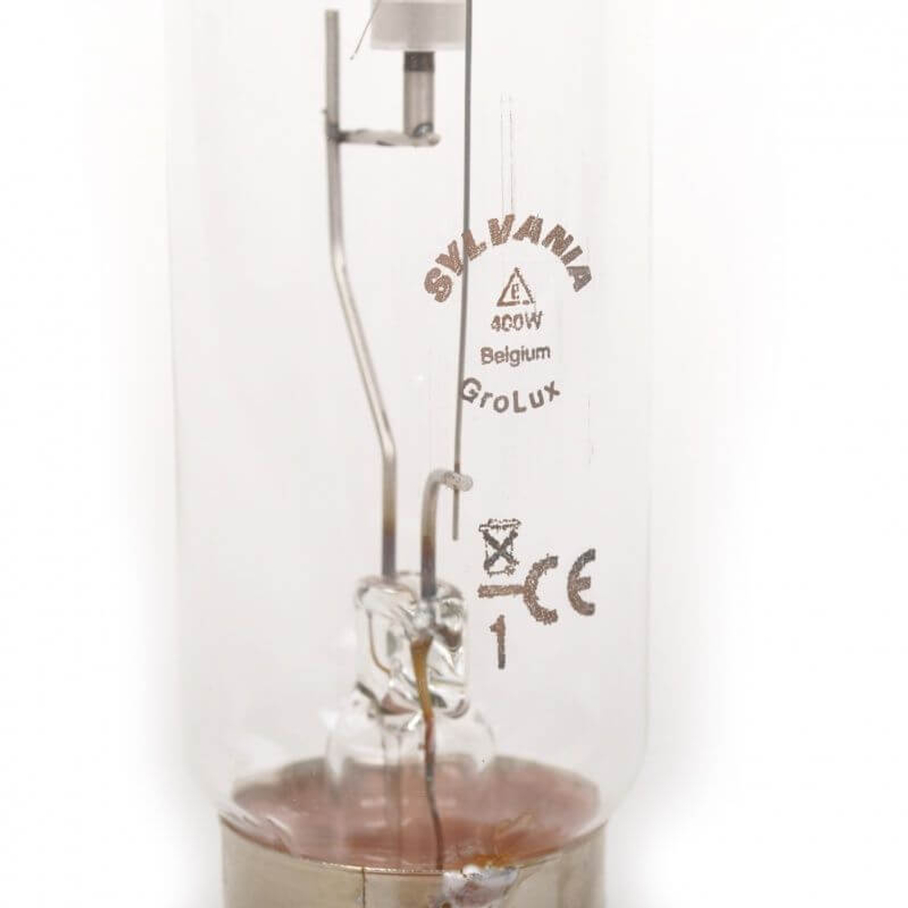 Колба Sylvania GroLux 400W E40 крупным планом