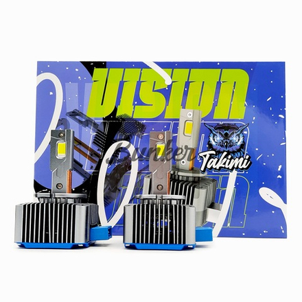 Светодиодные автомобильные LED лампы Takimi Vision D8S 6000К 12V