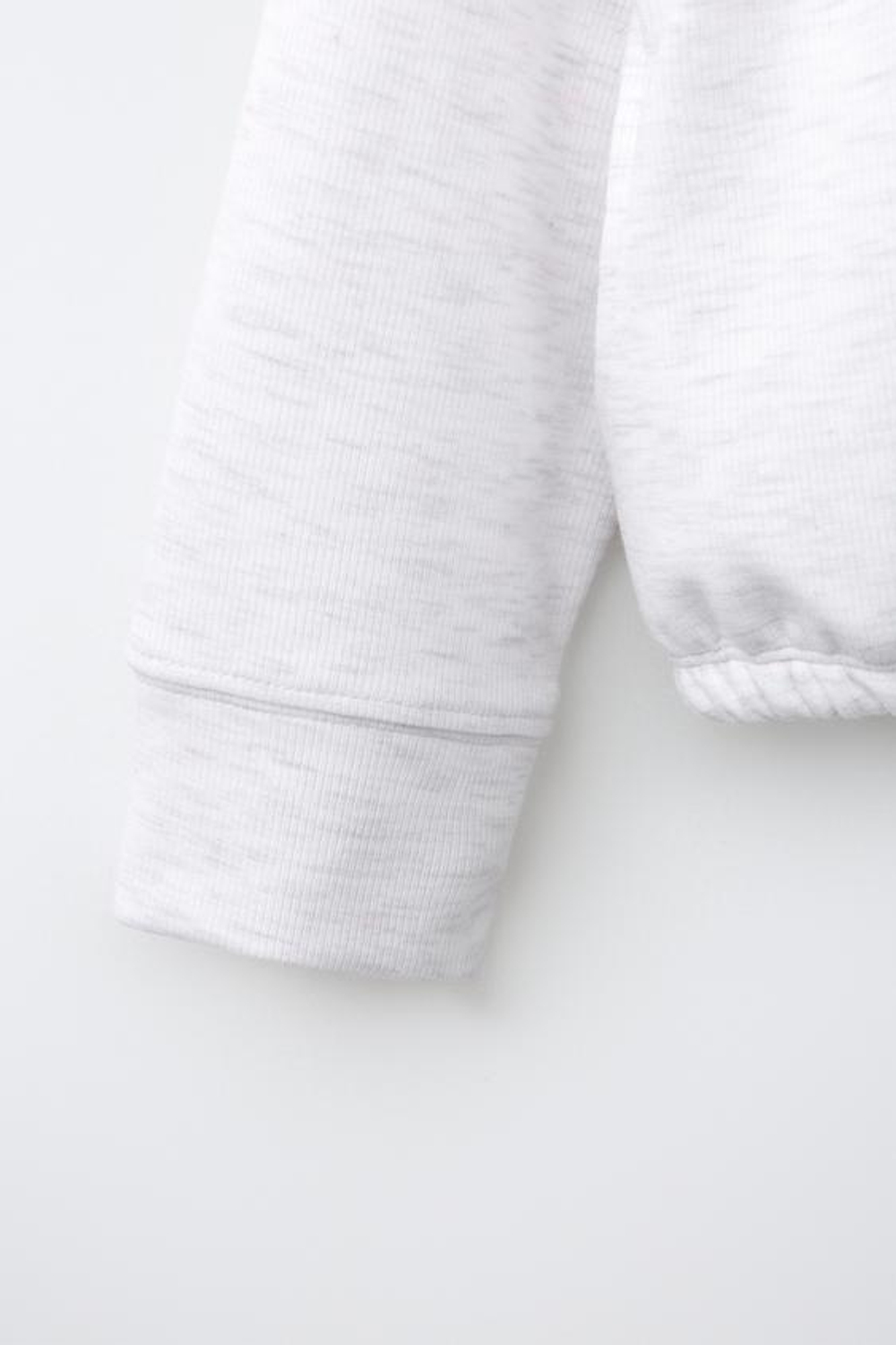 ZARA СПОРТИВНАЯ КУРТКА, СЕРЫЙ МЕЛАНЖ