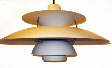 Люстра "PH 5 & PH 50" by Louis Poulsen (yellow)