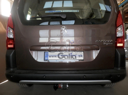 Фаркоп оцинкованный Galia C052C для Peugeot Partner 2008-, Citroen Berlingo 2008-(паспорт и сертификат в комплекте)(без электрики)
