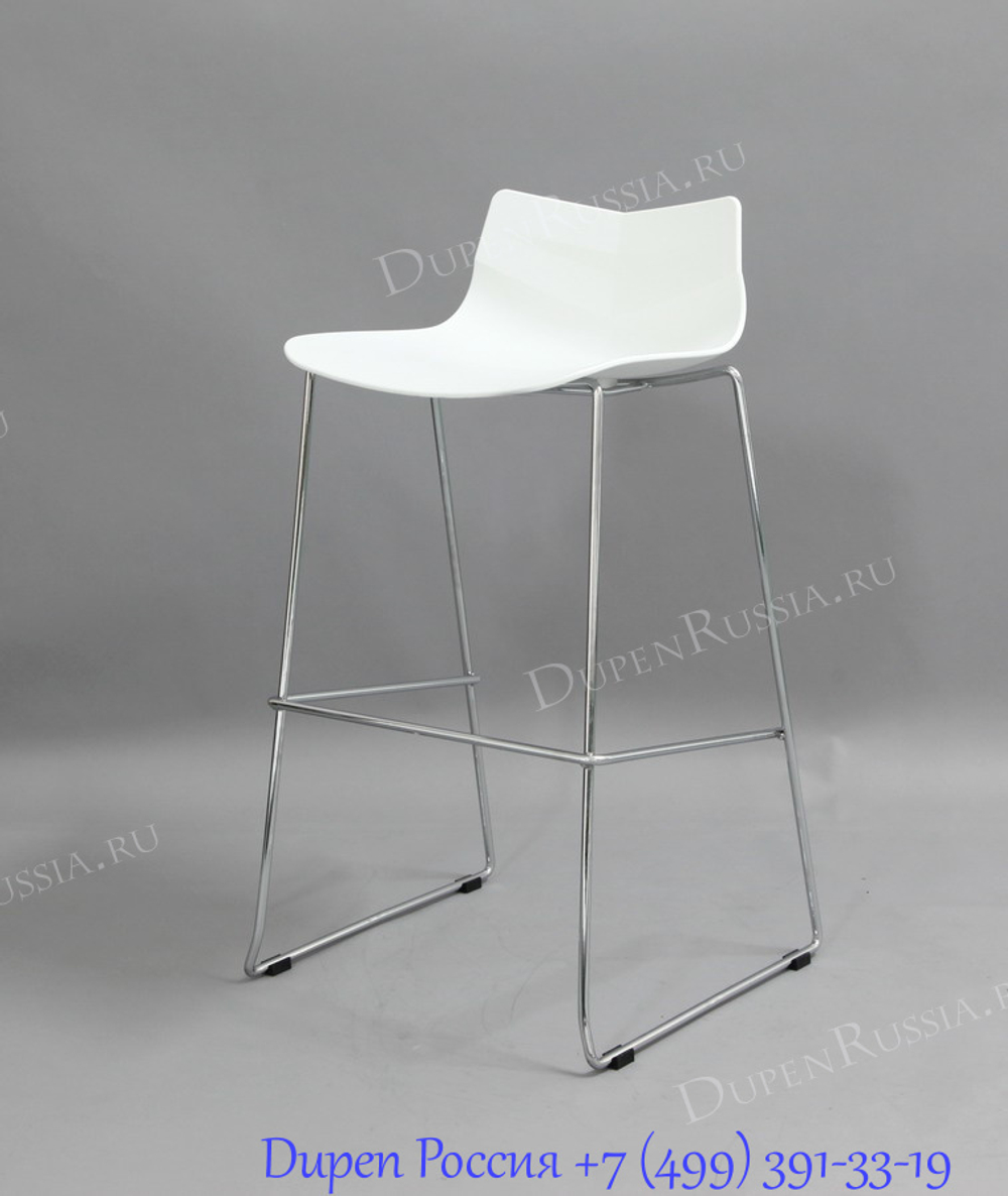 Стул барный LEAF-06 белый