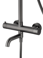 Душевая система с термостатом WONZON & WOGHAND STICK, Темный графит (WW-88739903-BGM)