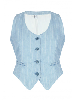 Жилет женский Gilet Denim Stripe LIU JO