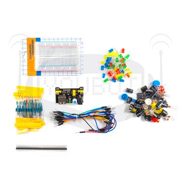 Набор с платой, кнопками  резисторами