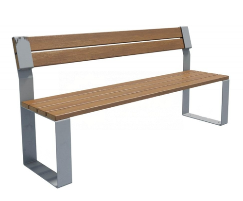 Скамейка стальная «Идиллия» без подлокотников