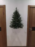 Ель-половинка «Графская» настенная-подвесная (Литая+пвх) от 60 см до 120 см