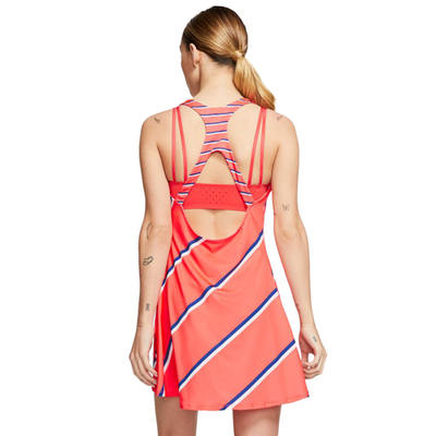 Теннисное платье Nike Court Dress PS NT - laser crimson/blackened blue