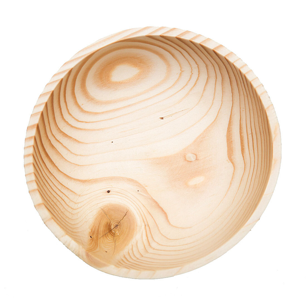 Деревянная глубокая чаша-тарелка Art of Siberia из древесины сибирская пихта T69