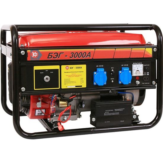 Бензиновый генератор "КАЛИБР" БЭГ-3000А