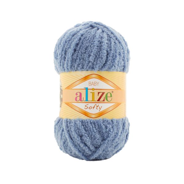 Пряжа Alize (Ализе) Softy / уп.5 мот. по 50 г, 115м, 374 джинс A
