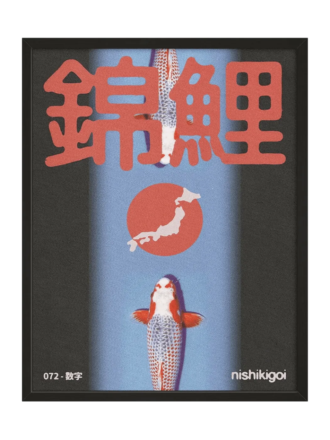 Постер на холсте Nishikigoi