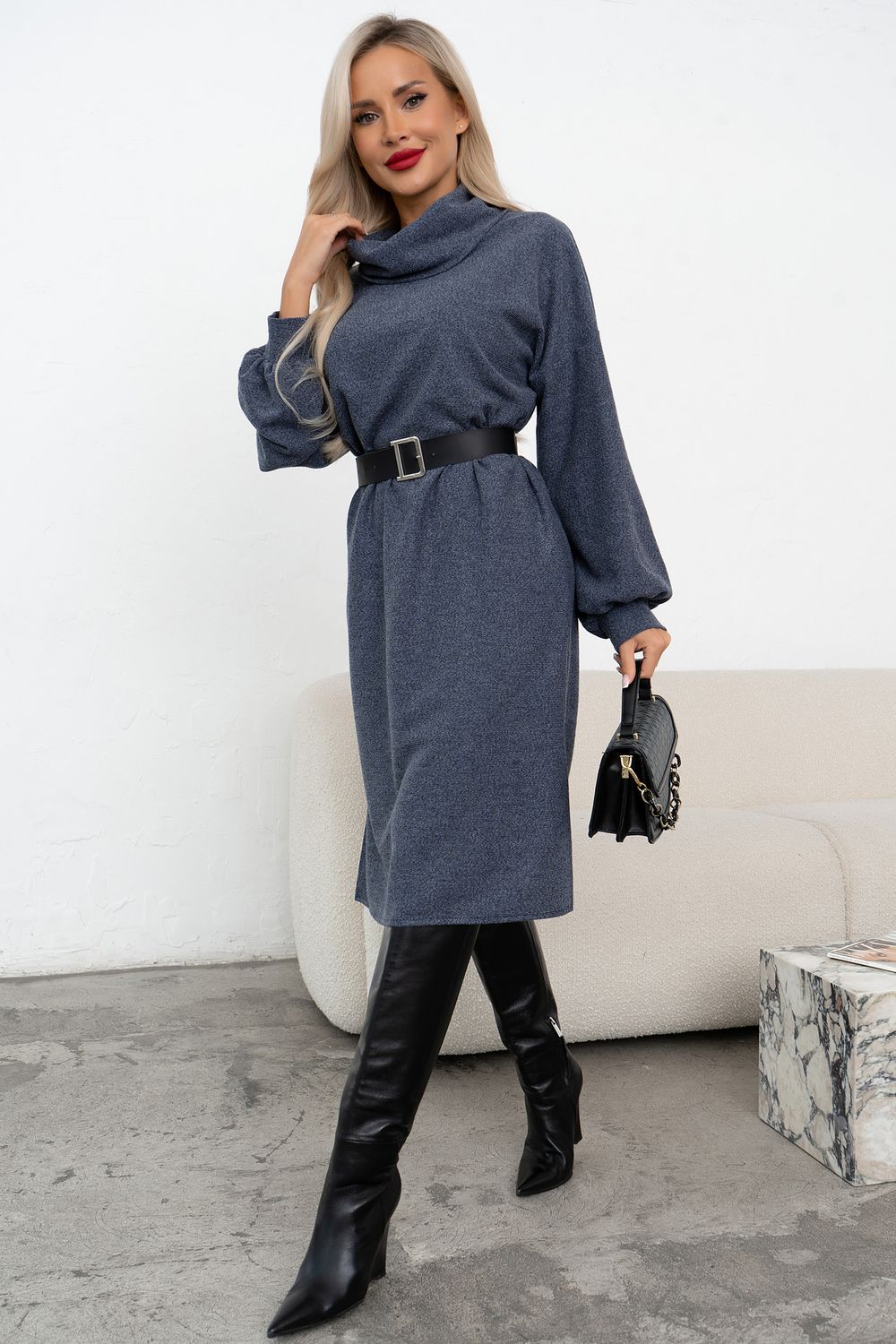 Платье Демия (деним)-52р-р Р11-1223/2 Nikol