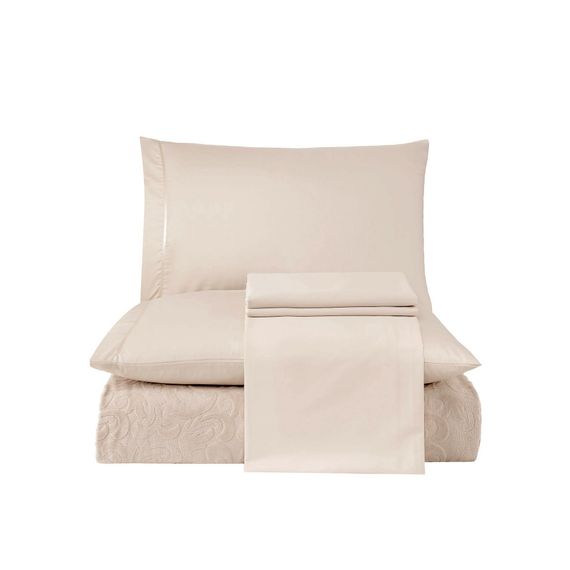 Покрывало ПИКЕ BAROC бежевый TIVOLYO HOME Турция