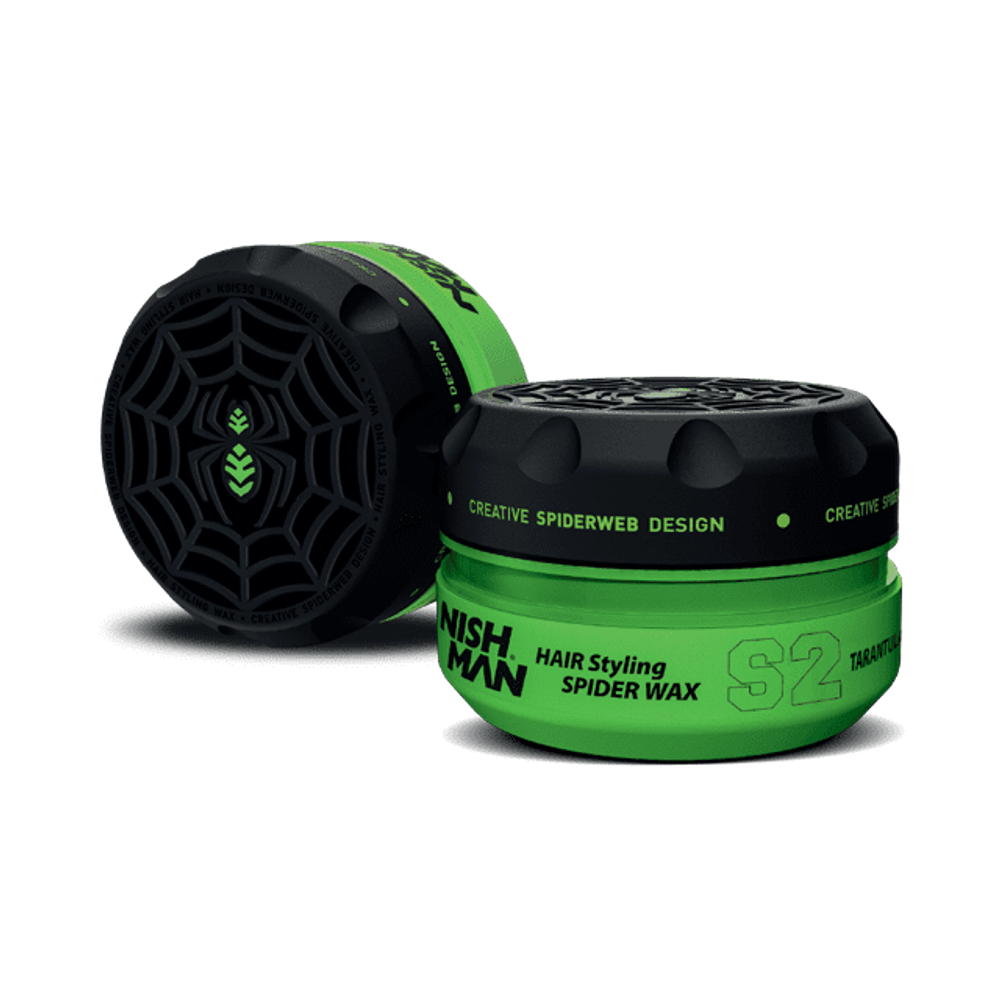 NISHMAN S02 AQUA SPIDER WAX - Воск-паутинка для укладки волос, средняя фиксация 150 мл