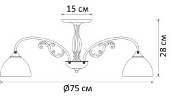 Потолочная люстра Arte Lamp