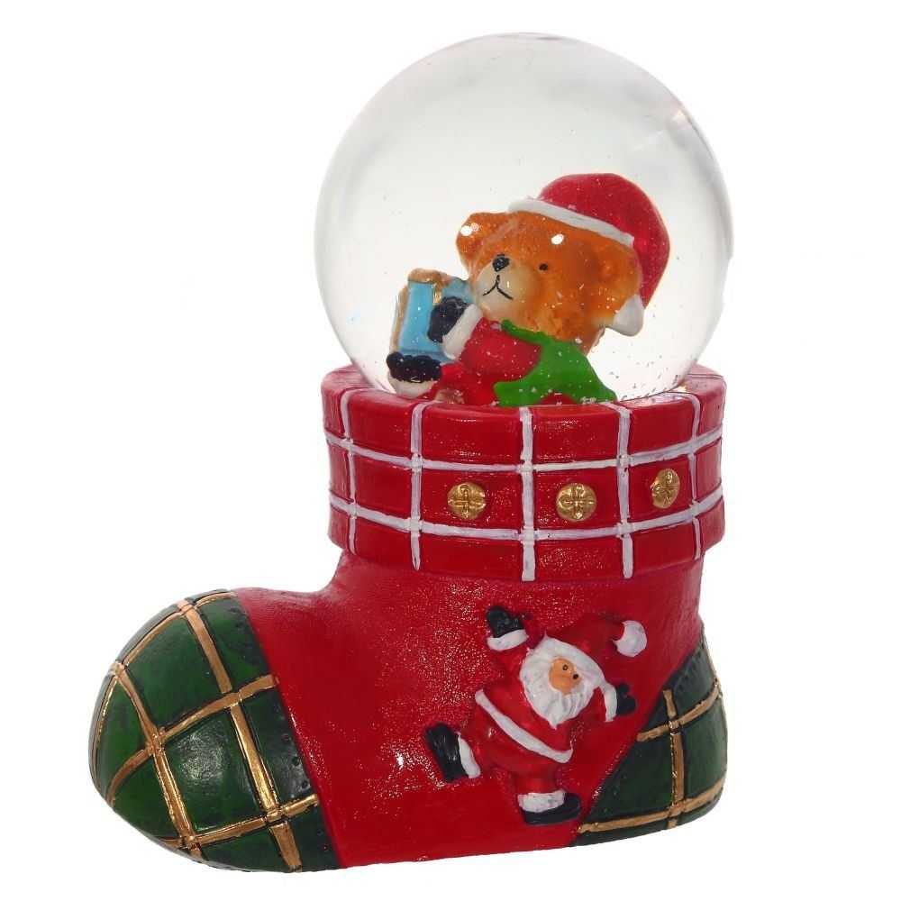 GAEM Фигурка декор в стекл шаре "Дед Мороз/Снеговик/Мишка", D4,5 см, L8 W5 H8 см, 3в.