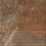Ceramika Paradyz - Arteon Brown - Ступень с насечками рядовая 300x300