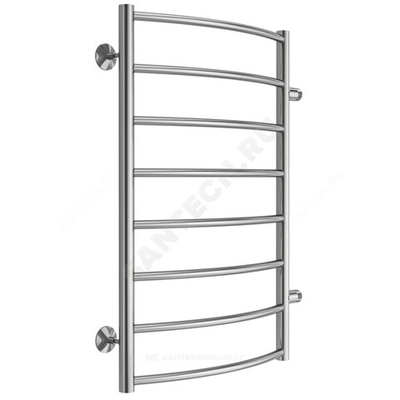 Полотенцесушитель водяной нерж сталь Лесенка (1") НР 264 Вт 500х800мм 8П боковое подключение в/к Классик Терминус 4670078530257