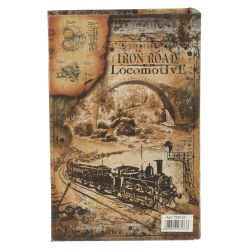 GAEM Шкатулка-книга с кодовым замком, L18 W7 H27 см