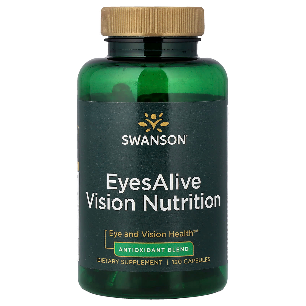 Swanson, EyesAlive Vision Nutrition, 120 капсул