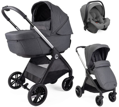 Коляска Chicco Bellagio 3 в 1 с автокреслом Kory Plus Lunar Rock Black Satin