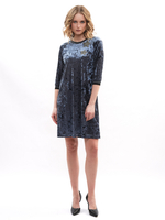 Платье женское бархатное