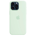 Силиконовый чехол с поддержкой MagSafe Apple Silicone Case для iPhone 15 Pro Max, Soft Mint (Пастельно-мятный)