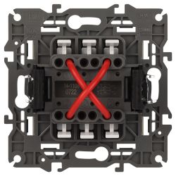 Переключатель перекрестный ЭРА Elegance 14-1108-04 10АХ-250В, IP20, шампань