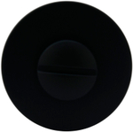 Завертка SILLUR OL M.BLACK матовый черный